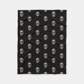Halloween Skull Fleece Blanket (Vorderseite)