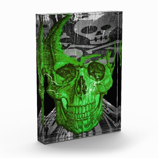 Halloween Skull Fotoblock (Links)