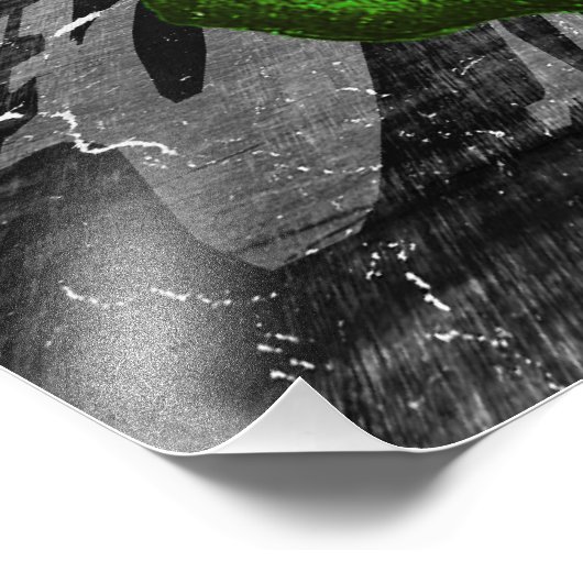 Halloween Skull Fotodruck (Ecke)