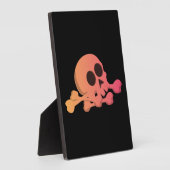 Halloween Skull Fotoplatte (Seite)