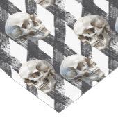 Halloween Skull Geometric Table Runner Kurzer Tischläufer (Ecke)