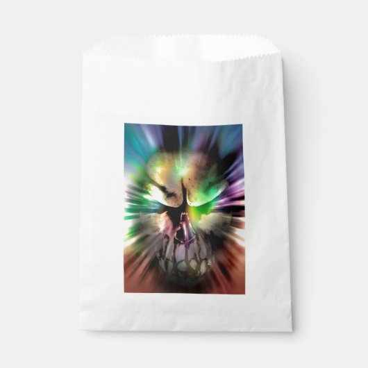 Halloween Skull Geschenktütchen (Vorderseite)