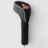 Halloween Skull Golf Headcover (angewinkelt)