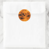 Halloween-Skull-Gothic-Horror-Umschlag Aufkleber (Tasche)
