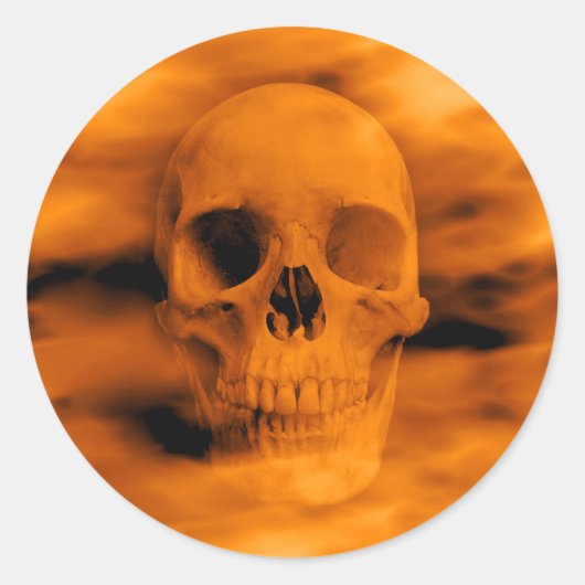 Halloween-Skull-Gothic-Horror-Umschlag Aufkleber (Vorderseite)