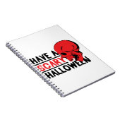 Halloween Skull - Habe einen beängstigenden Hallow Notizblock (Rechte Seite)