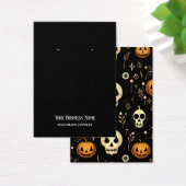Halloween Skull Jackolanterns Earring Display Card (Schreibtisch)