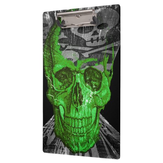 Halloween Skull Klemmbrett (Links)