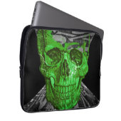 Halloween Skull Laptopschutzhülle (Vorne Rechts)