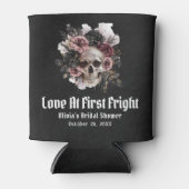 Halloween Skull-Liebe im ersten Fright-Brautparty Dosenkühler (Vorderseite)