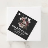 Halloween Skull-Liebe im ersten Fright-Brautparty Geschenkanhänger (Beispiel)