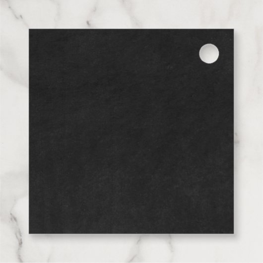 Halloween Skull-Liebe im ersten Fright-Brautparty Geschenkanhänger (Rückseite)