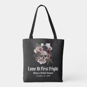 Halloween Skull-Liebe im ersten Fright-Brautparty Tasche