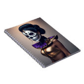 Halloween Skull Mask Notizblock (Rechte Seite)