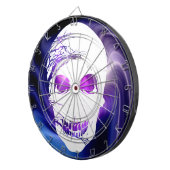 Halloween Skull mit magischem Licht 2 Dartscheibe (Vorderseite rechts)