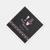 Halloween Skull mit Tränen Papier Napkins Serviette (Ecke)