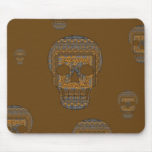 Halloween Skull Mousepad (Vorne)