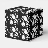 Halloween Skull-Mustertrick oder Treppenkanddel Geschenkschachtel (Rückseite)