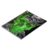 Halloween Skull Notizblock (Linke Seite)