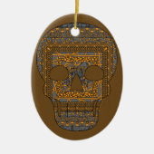 Halloween Skull Ornament (Vorne)