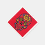 Halloween Skull Paper Napkin Serviette (Ecke)