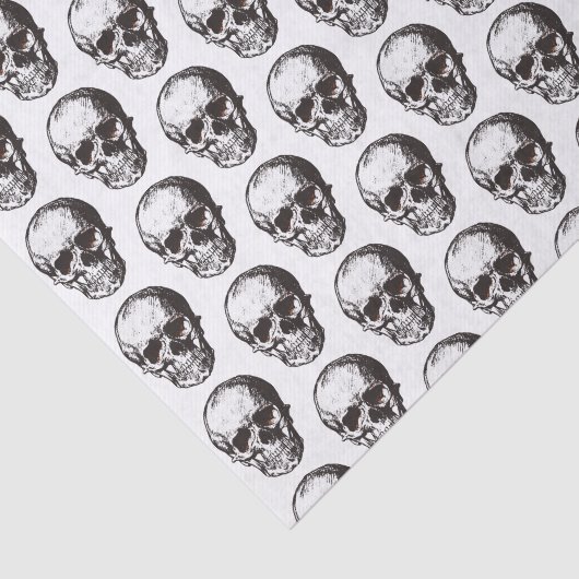 Halloween Skull Pattern Seidenpapier (Ausschnitt)