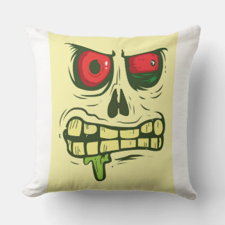 Halloween Skull Pillow Kissen