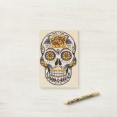 Halloween Skull Post-it Klebezettel (Auf Schreibtisch)