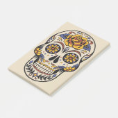 Halloween Skull Post-it Klebezettel (angewinkelt)