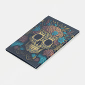 Halloween Skull Post-it Klebezettel (angewinkelt)