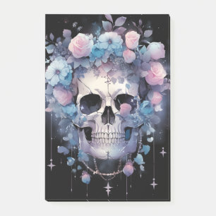 Halloween Skull Post-it Klebezettel