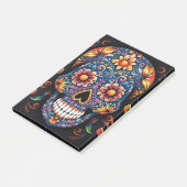 Halloween Skull Post-it Klebezettel (angewinkelt)
