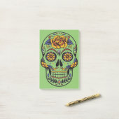 Halloween Skull Post-it Klebezettel (Auf Schreibtisch)