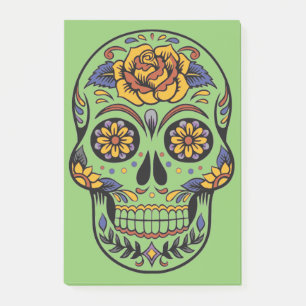Halloween Skull Post-it Klebezettel