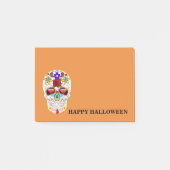 Halloween Skull Post-it Notes Klebezettel (Vorderseite)