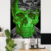 Halloween Skull Poster (Heimbüro)