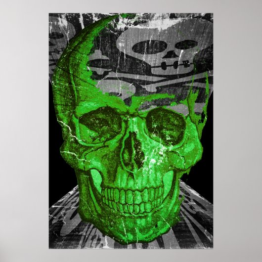 Halloween Skull Poster (Vorne)