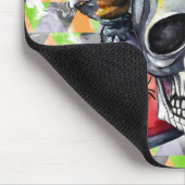 HALLOWEEN SKULL-ROSE UND -POSITIONEN MOUSEPAD (Ecke)