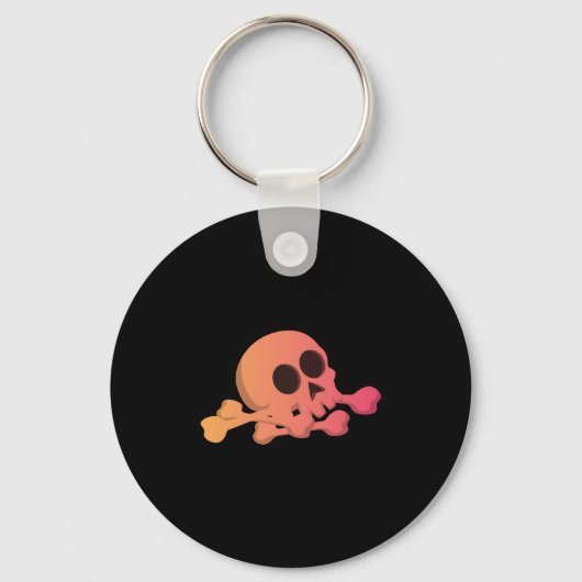 Halloween Skull Schlüsselanhänger (Vorderseite)