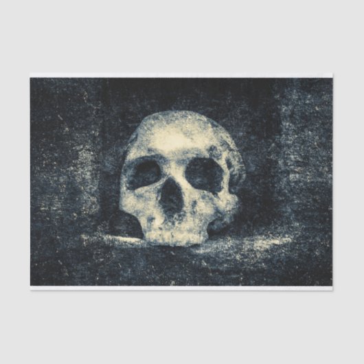 Halloween Skull Seidenpapier (Vorderseite)