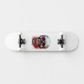 Halloween Skull Skateboard (Horizontal)