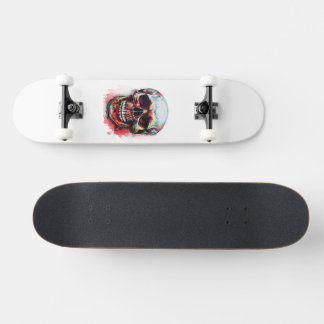 Halloween Skull Skateboard