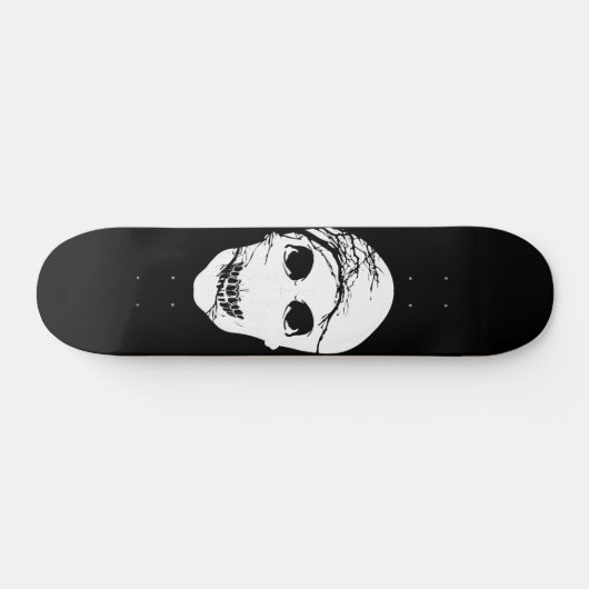 Halloween Skull Skateboard (Horizontal)