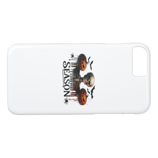 Halloween Skull Skeleton Case-Mate iPhone Hülle (Rückseite (Horizontal))