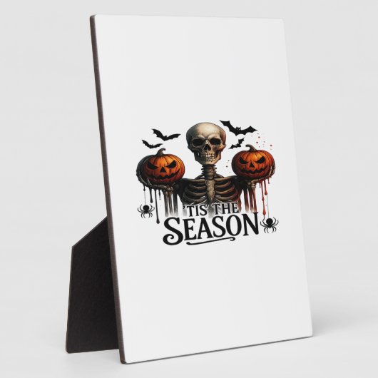 Halloween Skull Skeleton Fotoplatte (Seite)