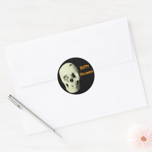 Halloween Skull Sticker (Umschlag)