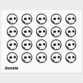Halloween Skull Sticker (Blatt)
