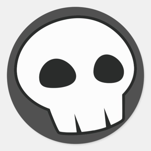 Halloween Skull Sticker (Vorderseite)