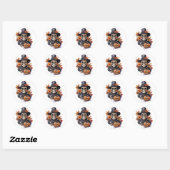 Halloween Skull Stickers (Blatt)