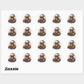 Halloween Skull Stickers (Blatt)
